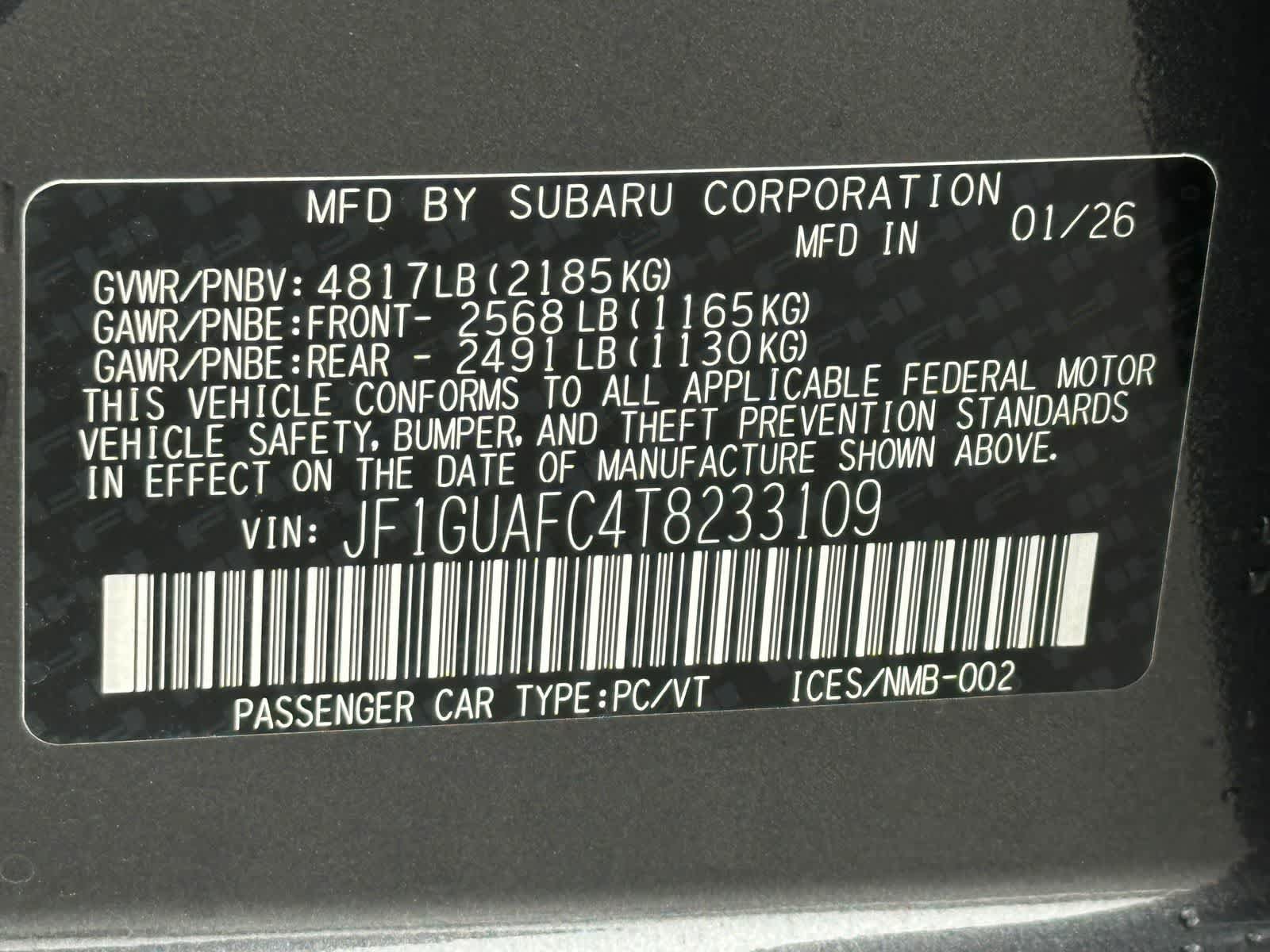 New 2026 Subaru Impreza 2.0i Sport AWD/4WD image 25