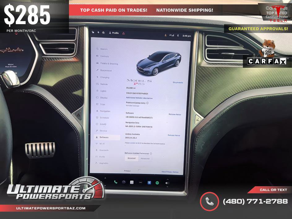 Used 2014 Tesla Model S P85 RWD image 56