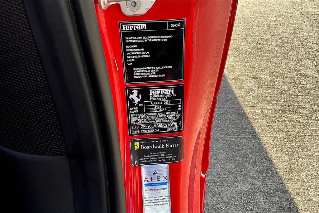 Used 2022 Ferrari F8 Tributo RWD image 17