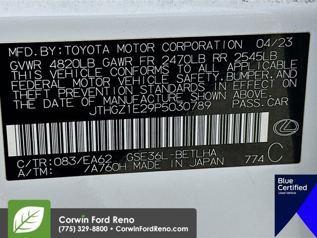 Used 2023 Lexus IS 350 F Sport w/ Navigation Package AWD/4WD image 37