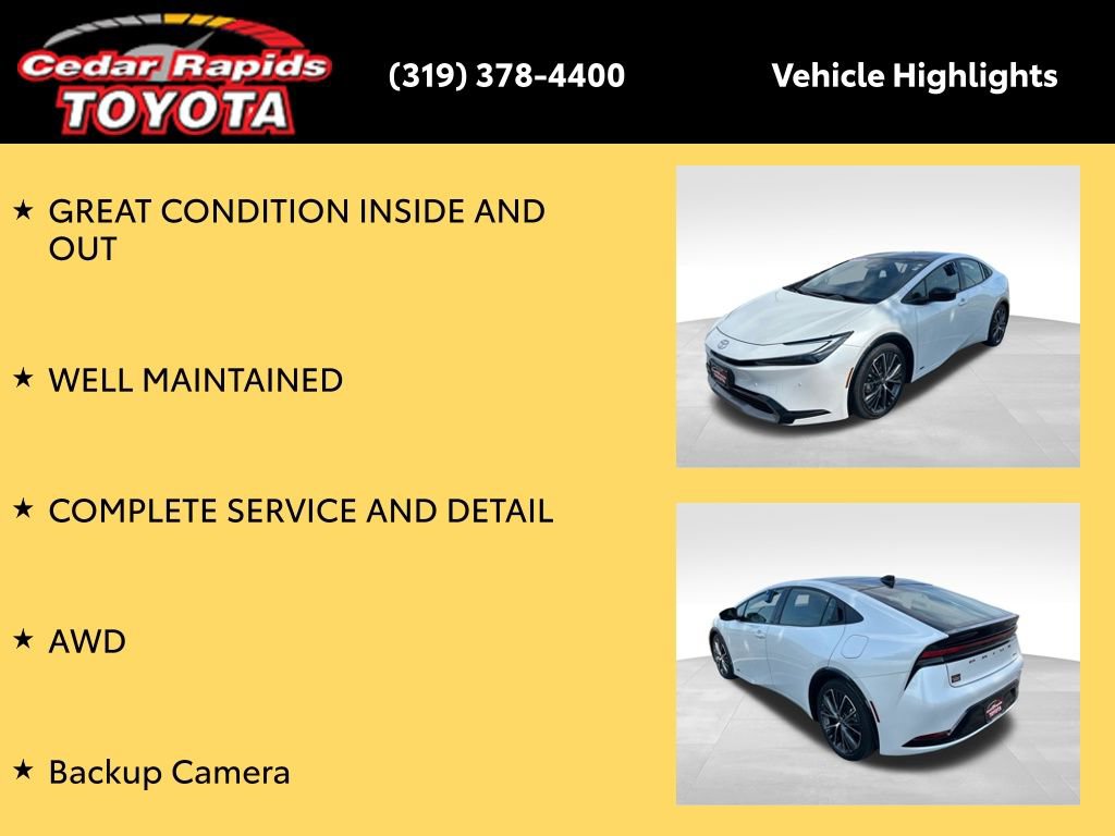 Certified 2024 Toyota Prius XLE AWD/4WD image 9