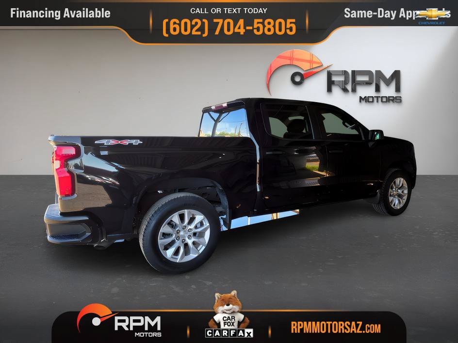 Used 2022 Chevrolet Silverado 1500 Custom w/ LPO, Dark Essentials Package AWD/4WD image 6