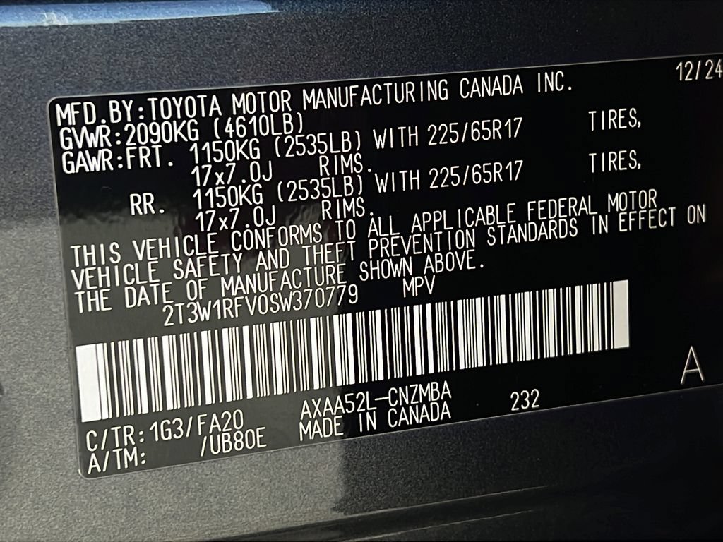 Used 2025 Toyota RAV4 XLE w/ Convenience Package FWD image 24