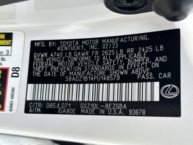 Certified 2023 Lexus ES 350 w/ Premium Package FWD image 27