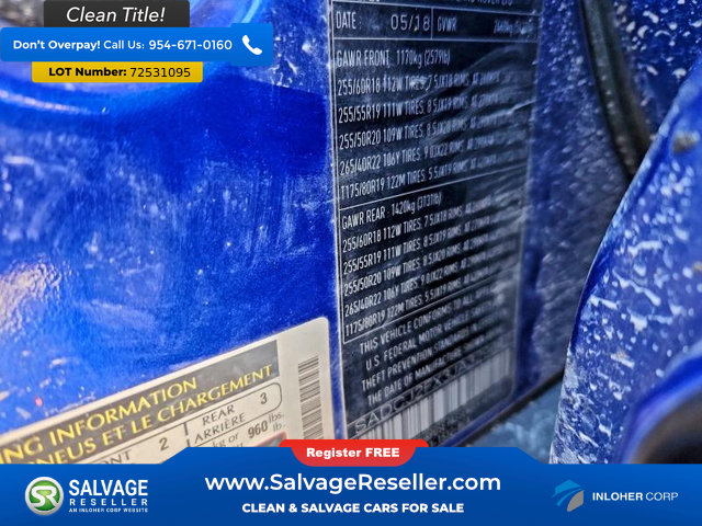 Used 2018 Jaguar F-PACE Premium image 16