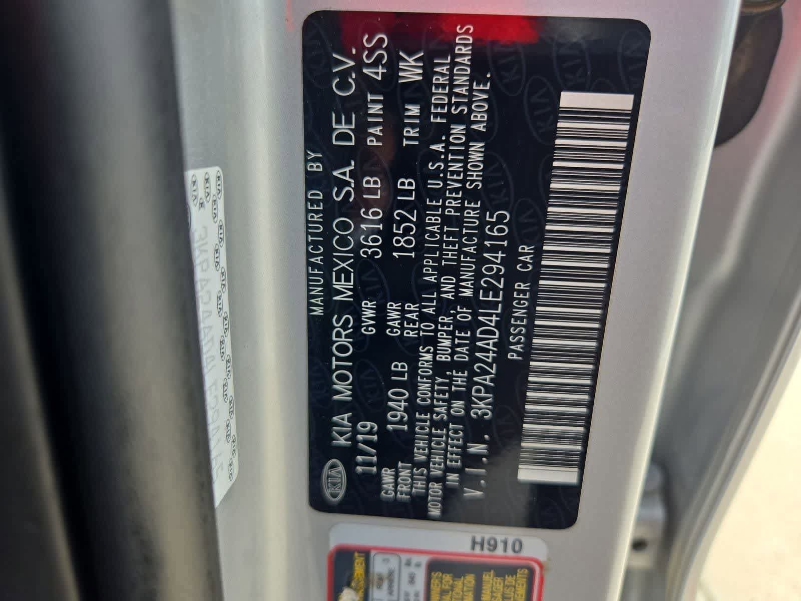 Used 2020 Kia Rio LX FWD image 31