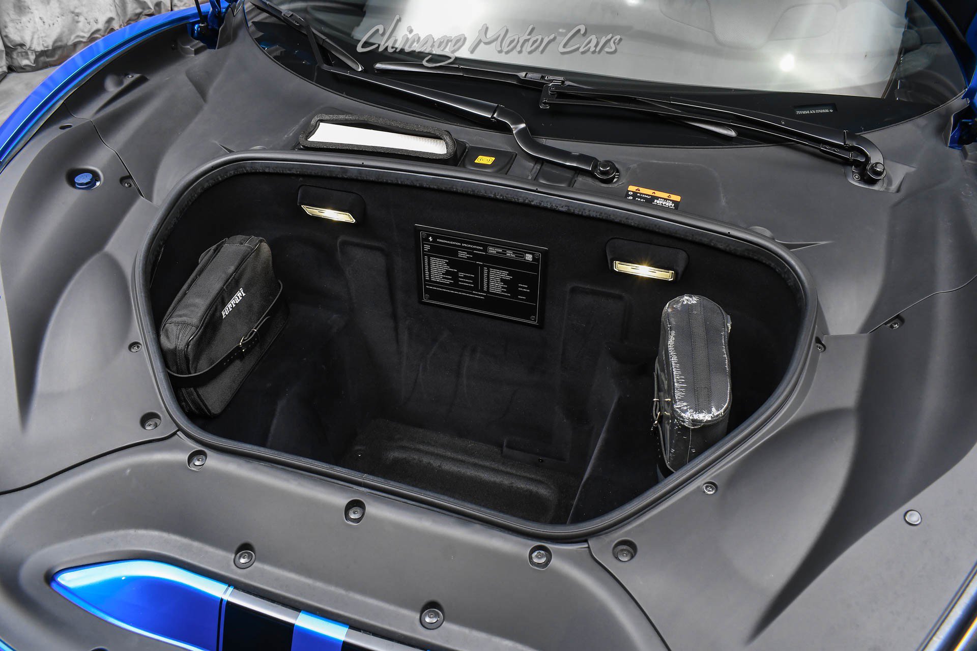 Used 2020 Ferrari 488 Pista Coupe Blu Corsa HRE Wheels Ful image 53