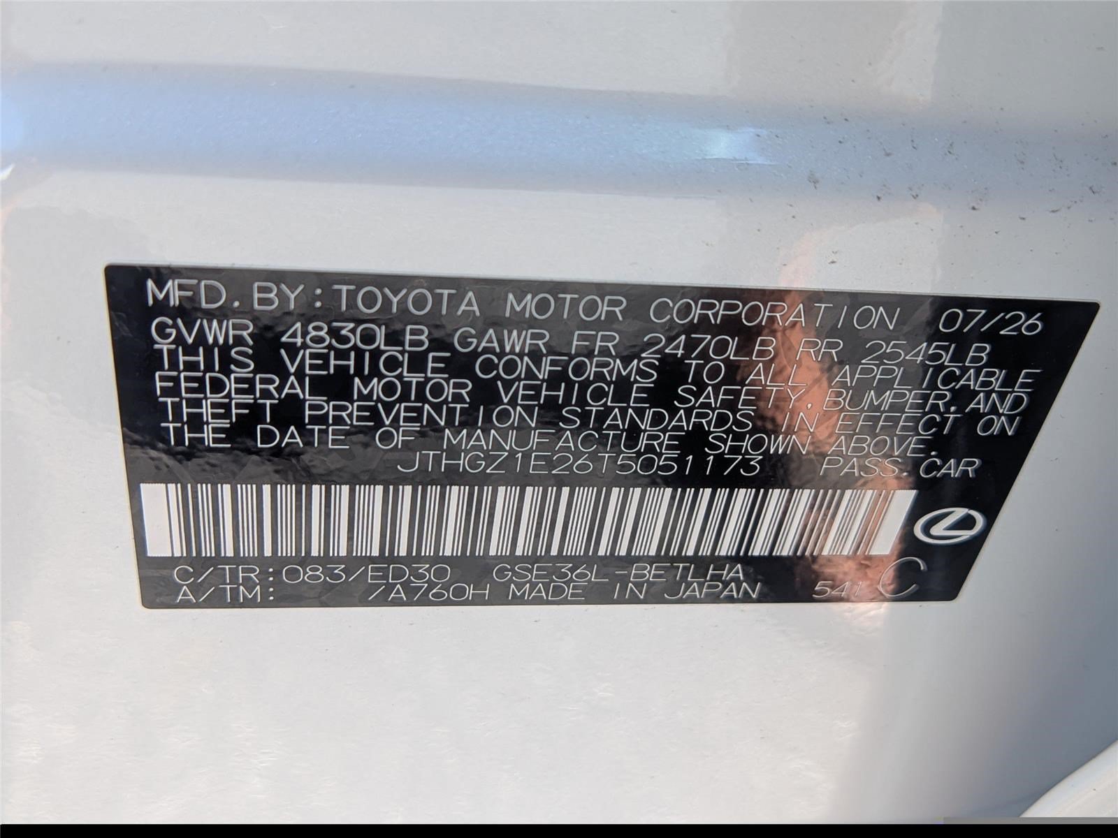 New 2026 Lexus IS 350 F Sport AWD/4WD image 16