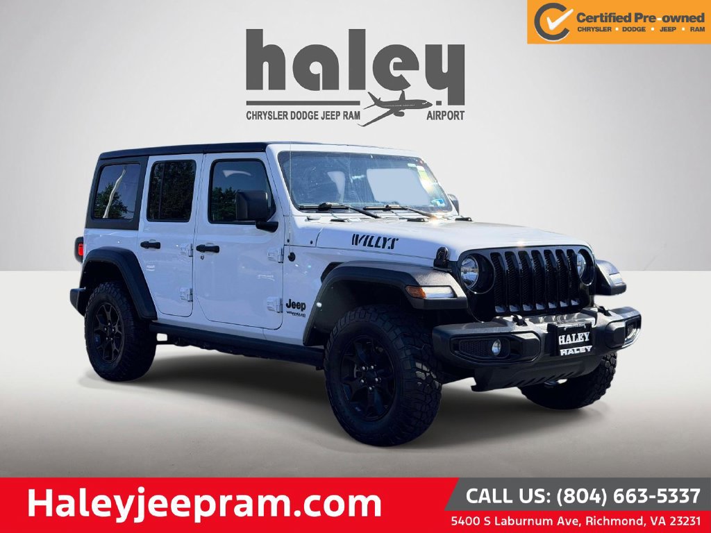 Certified 2022 Jeep Wrangler Unlimited Sport AWD/4WD image 1