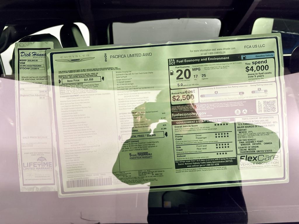 New 2026 Chrysler Pacifica Limited image 24