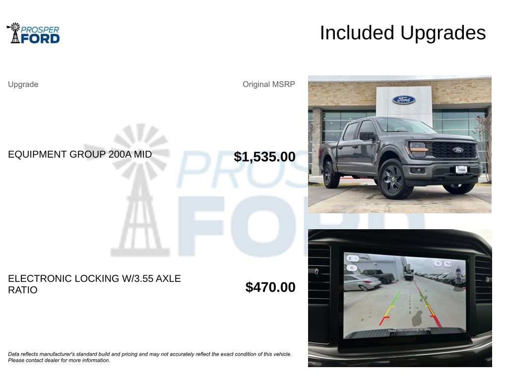 New 2025 Ford F150 STX w/ Equipment Group 200A image 34