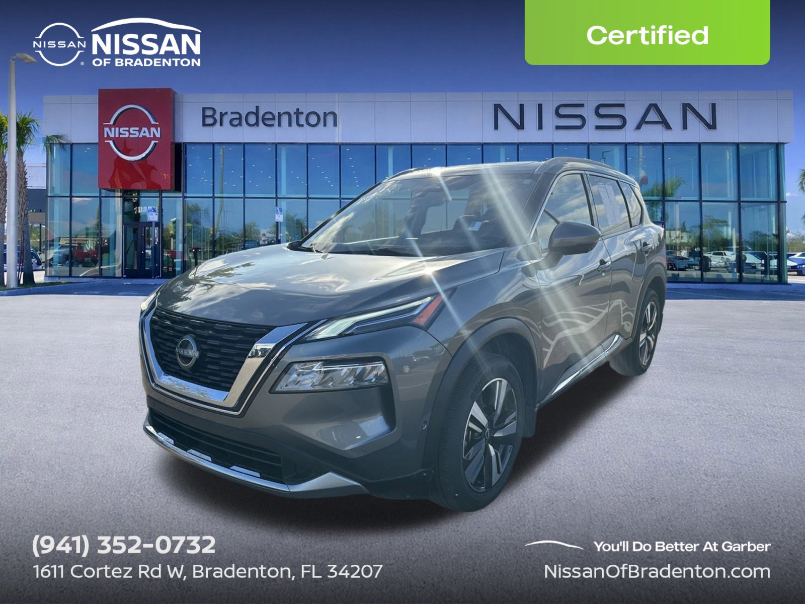 Certified 2023 Nissan Rogue Platinum w/ Platinum Premium Package image 1