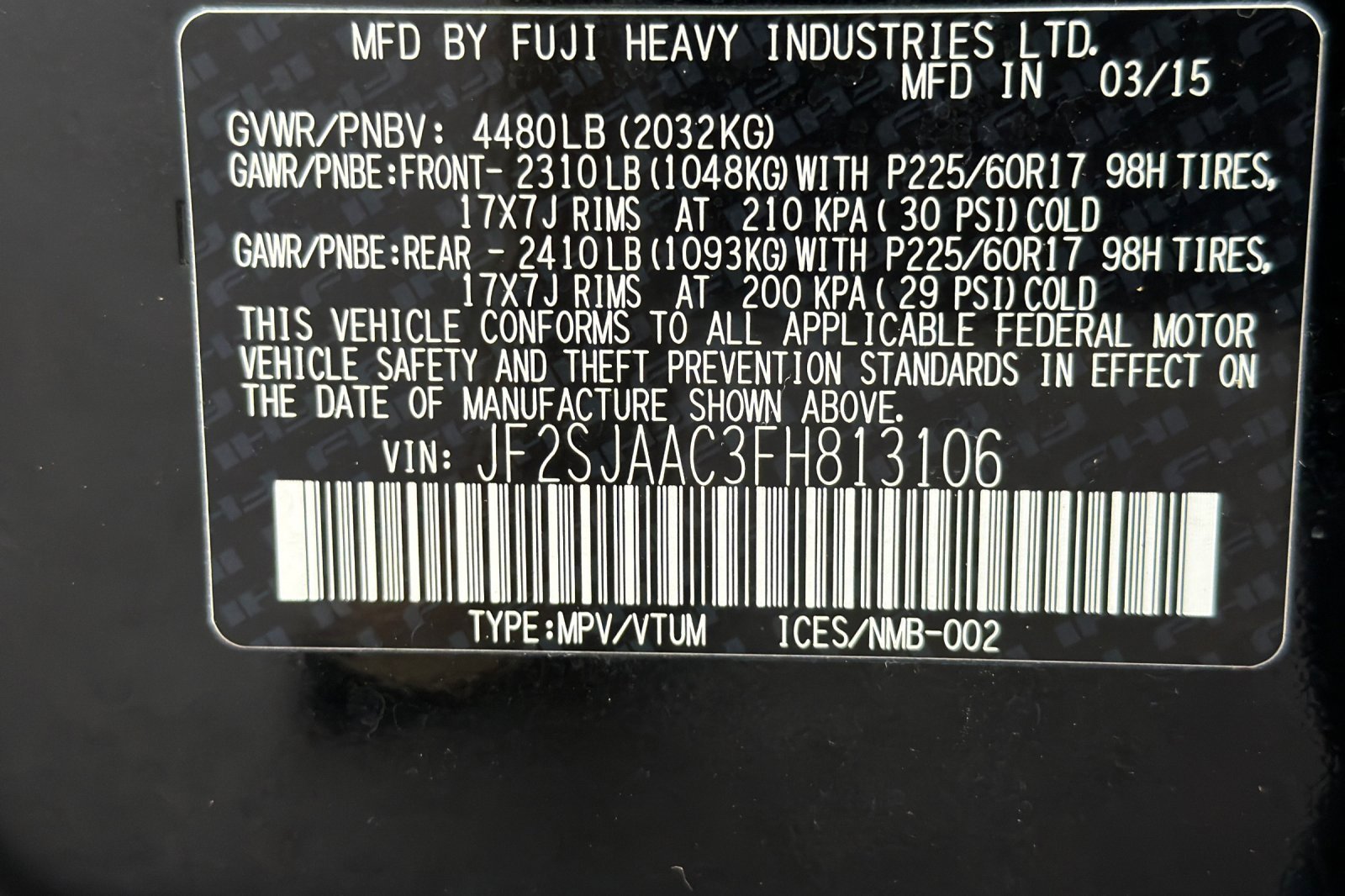 Used 2015 Subaru Forester 2.5i image 38