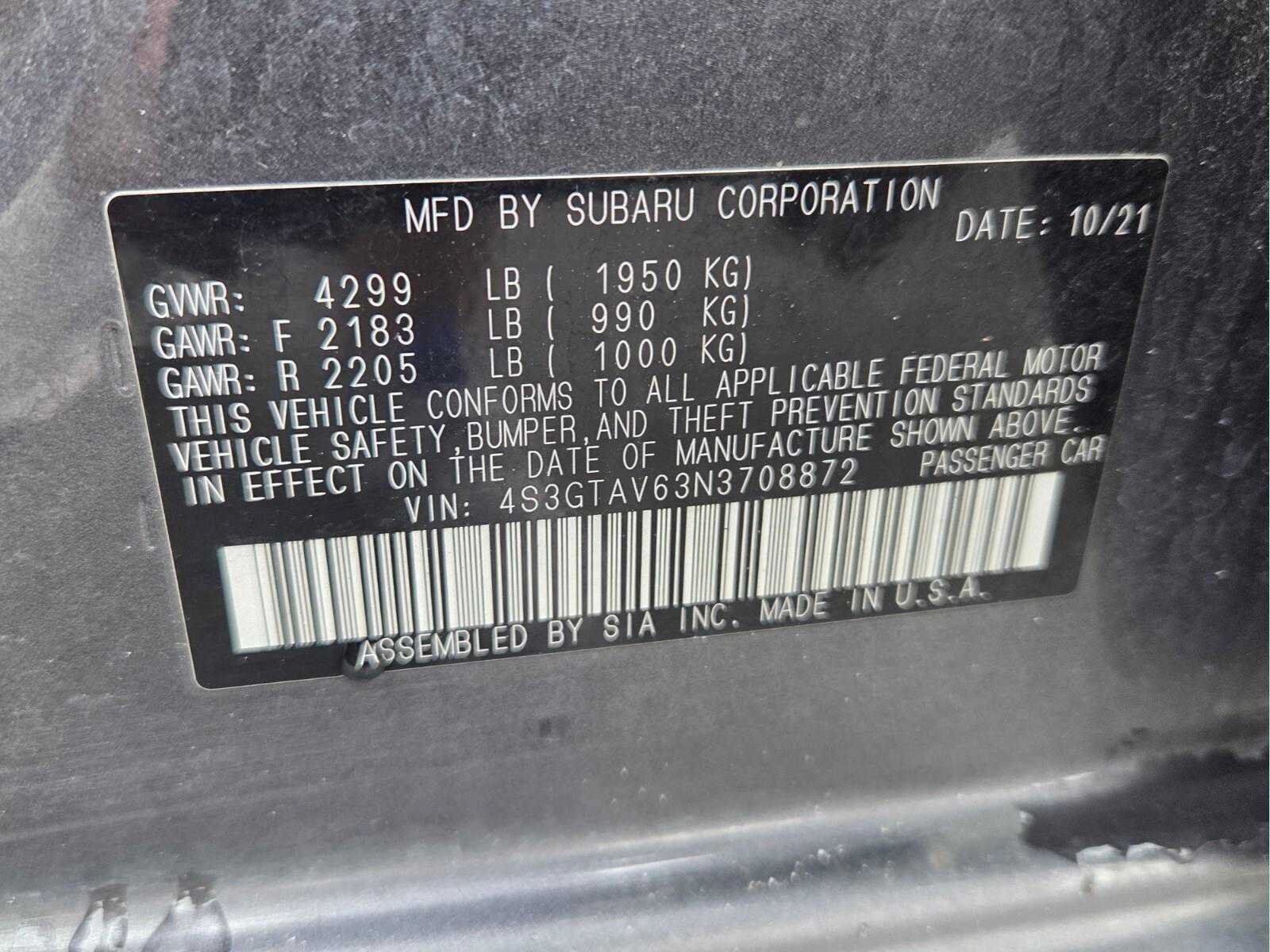 Used 2022 Subaru Impreza 2.0i Premium AWD/4WD image 20