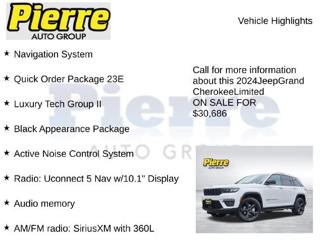 Used 2024 Jeep Grand Cherokee Limited w/ Luxury Tech Group II AWD/4WD image 7