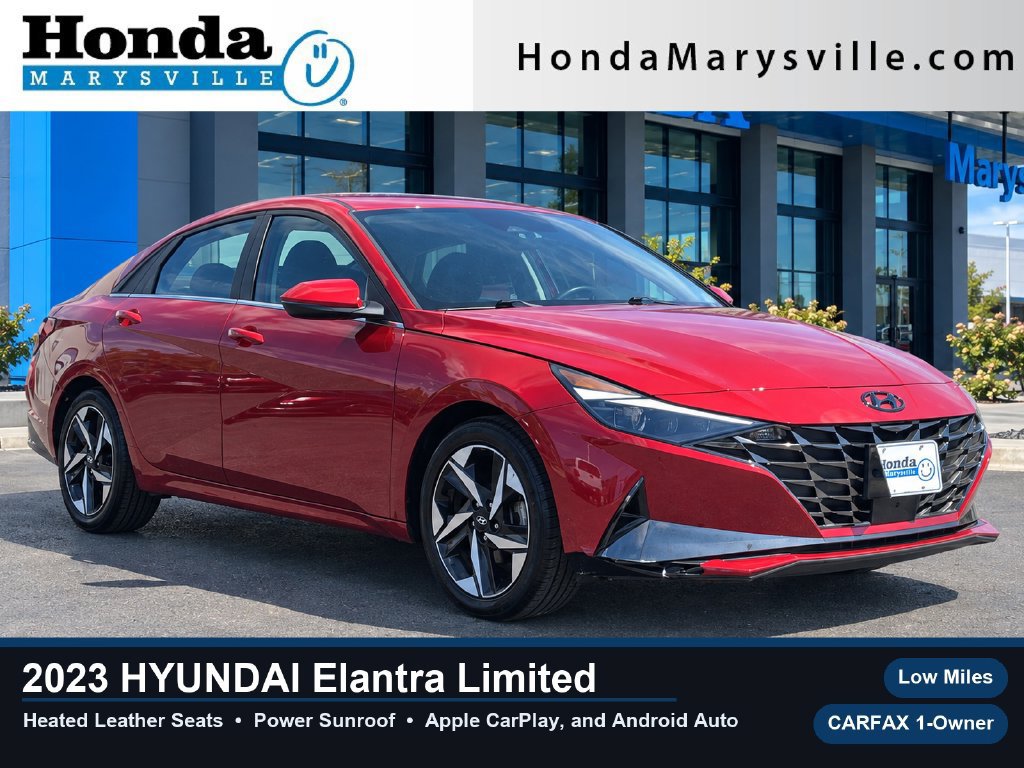 Used 2023 Hyundai Elantra Limited w/ Cargo Package