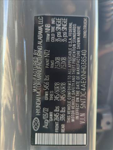 Used 2022 Hyundai Santa Cruz SEL w/ Activity Package FWD image 26