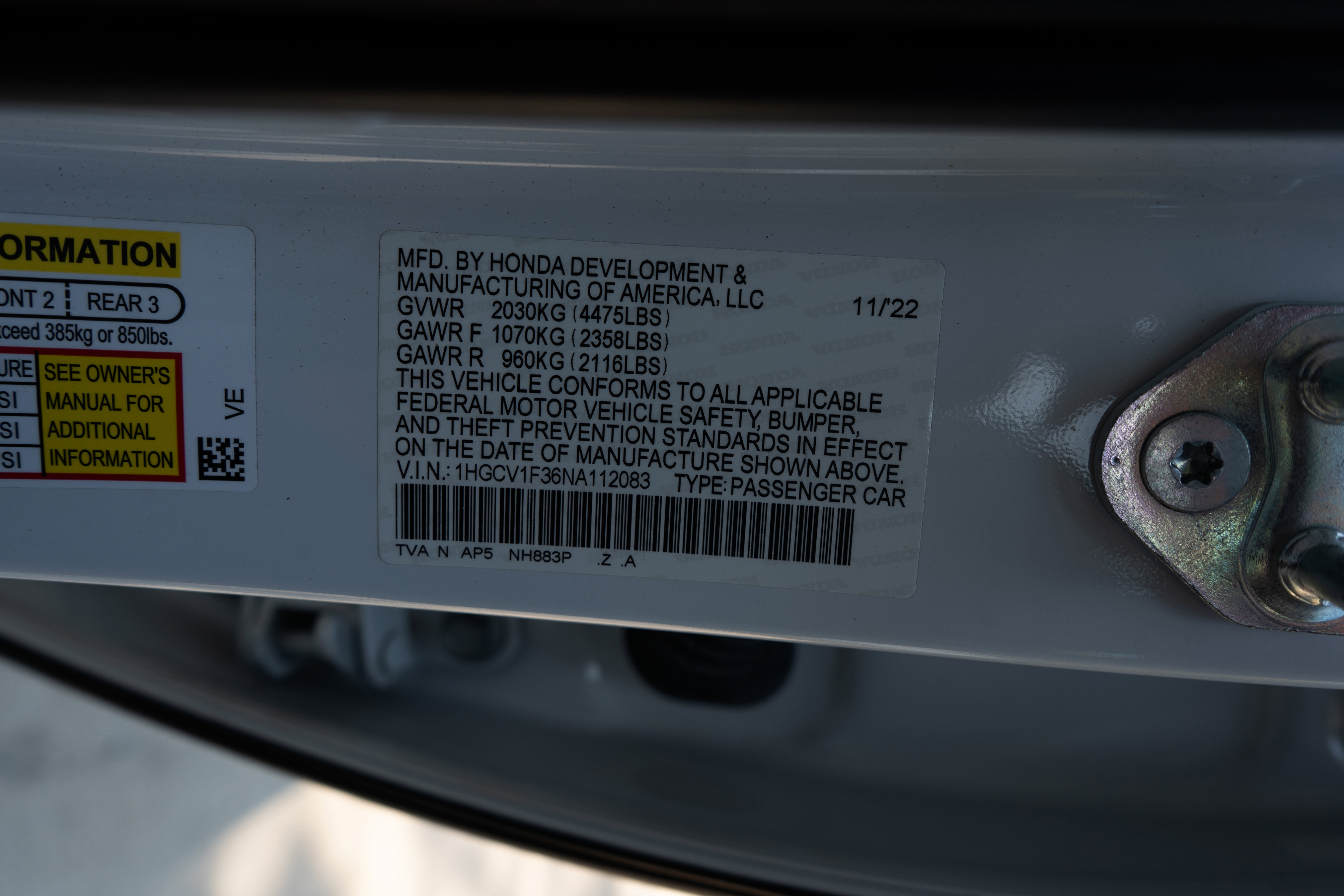 Used 2022 Honda Accord Sport image 49