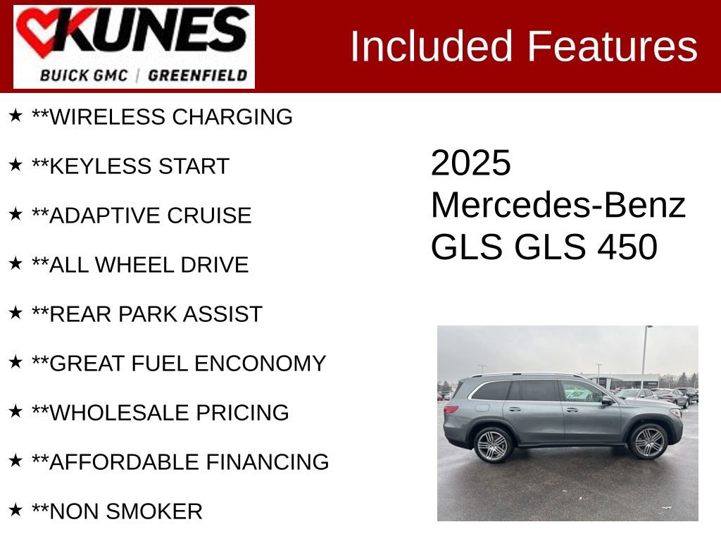 Used 2025 Mercedes-Benz GLS 450 4MATIC image 3