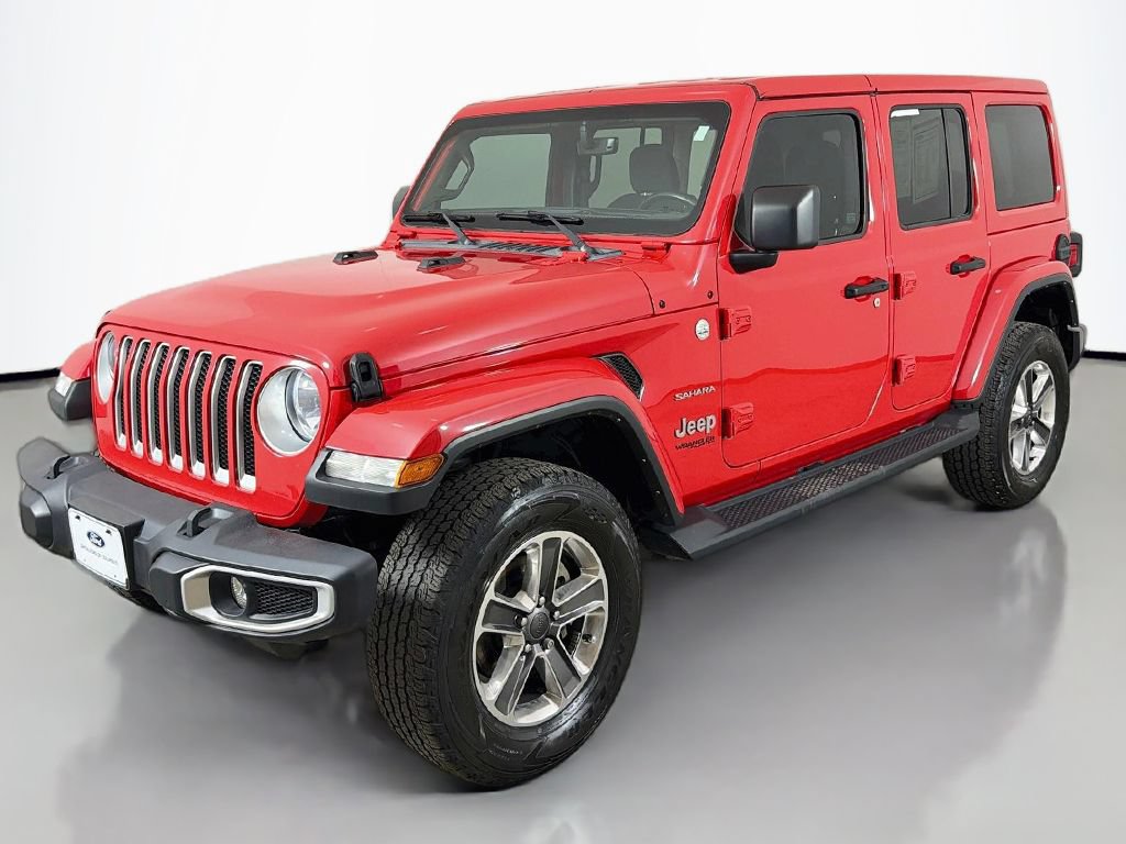 Used 2021 Jeep Wrangler Unlimited Sahara w/ Uconnect 4C Nav & Sound Group AWD/4WD image 8