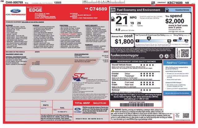 Used 2019 Ford Edge ST image 35