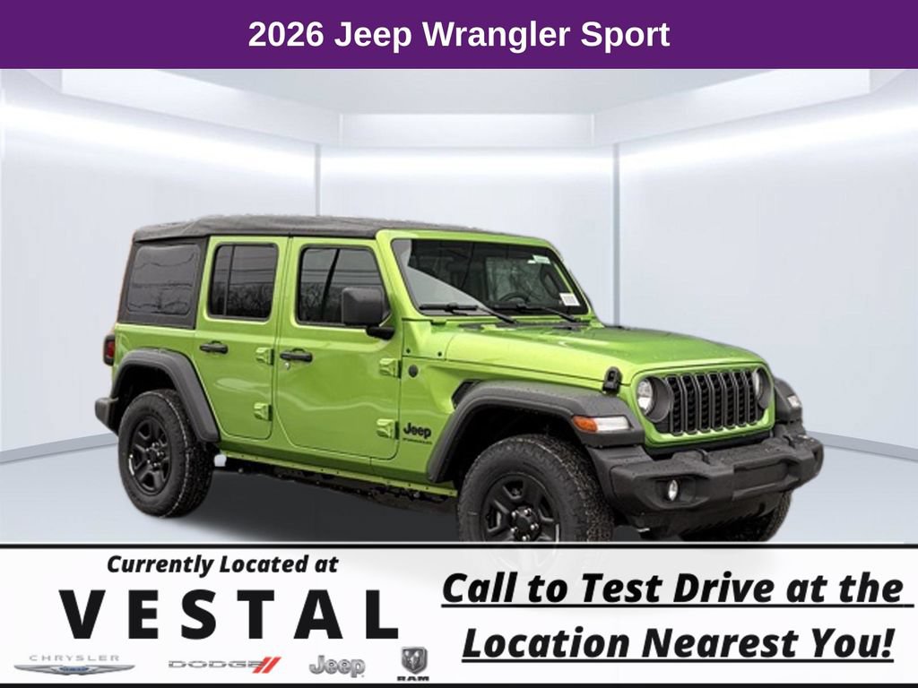 New 2026 Jeep Wrangler Unlimited Sport