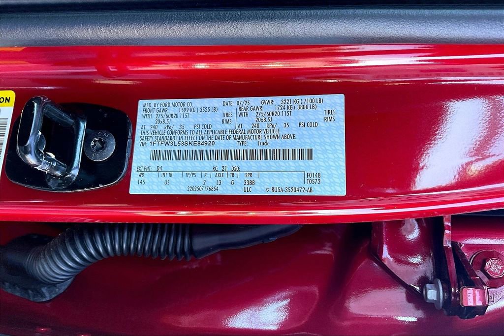 New 2025 Ford F150 XLT w/ Equipment Group 302A MID image 13