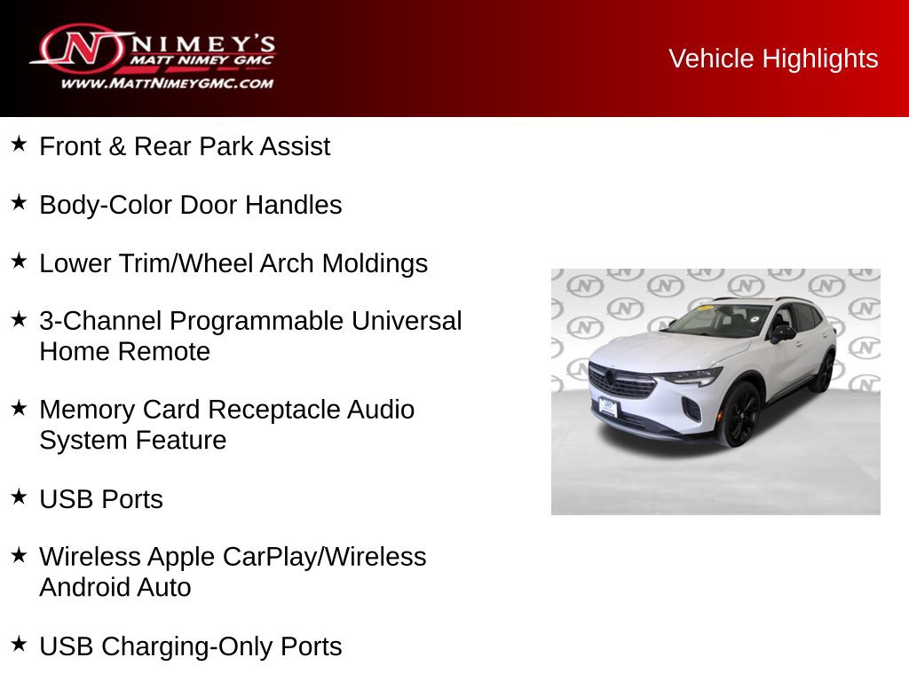 Used 2021 Buick Envision Essence w/ Technology Package I AWD/4WD image 11