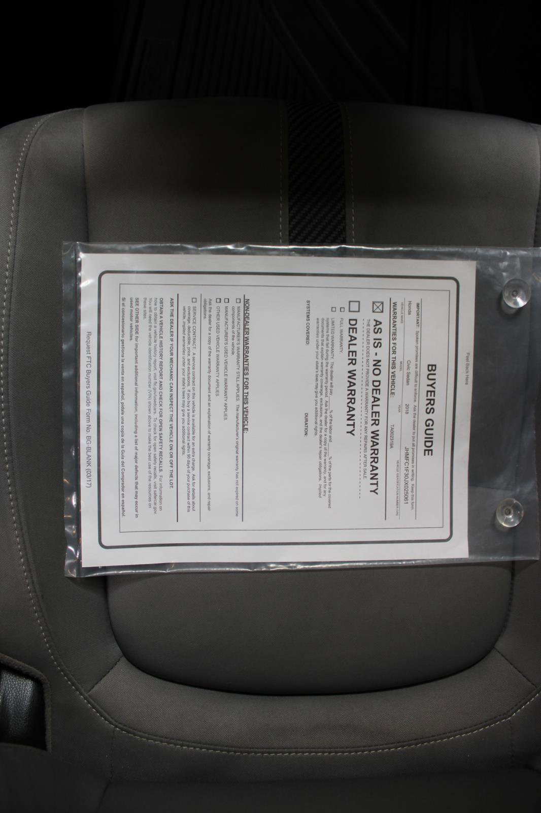 Used 2018 Honda Civic EX-T image 44