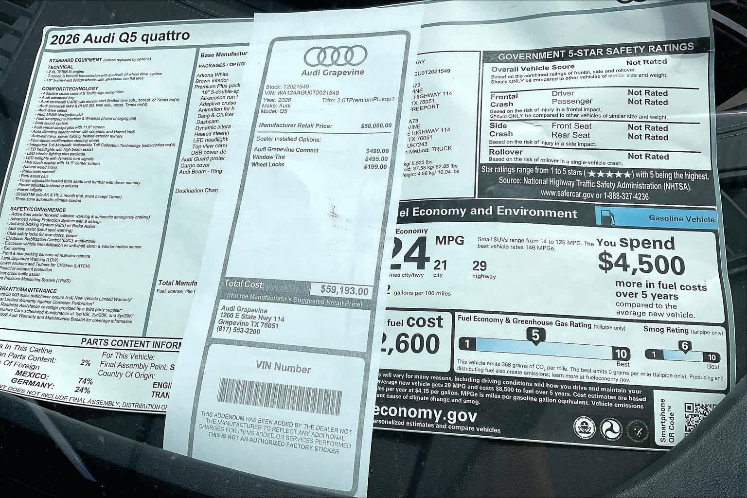 New 2026 Audi Q5 Premium Plus AWD/4WD image 19