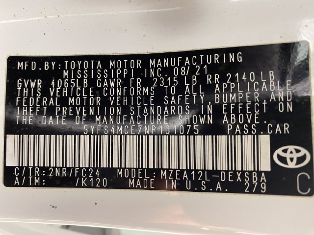 Certified 2022 Toyota Corolla SE FWD image 24