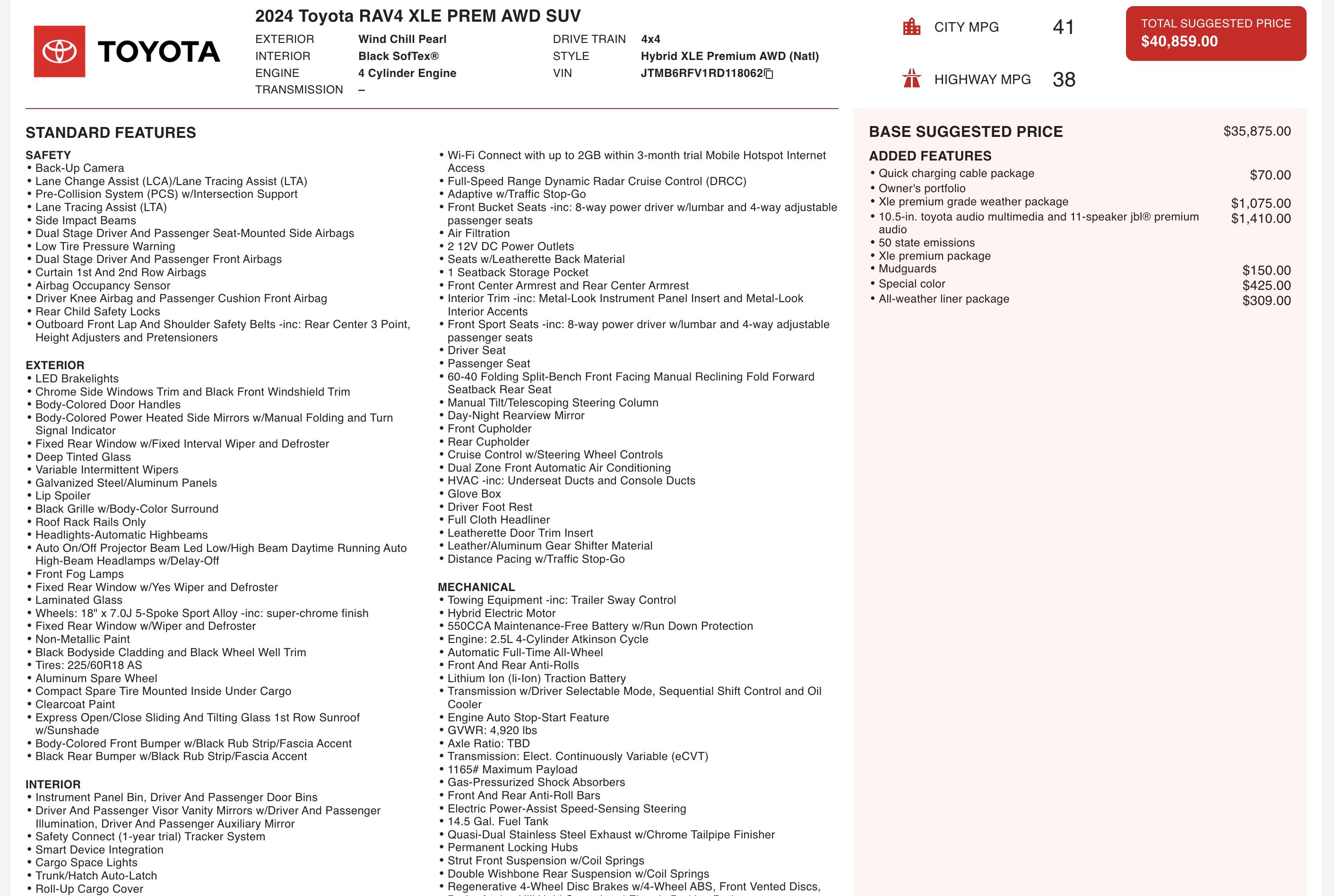 Used 2024 Toyota RAV4 XLE Premium image 5