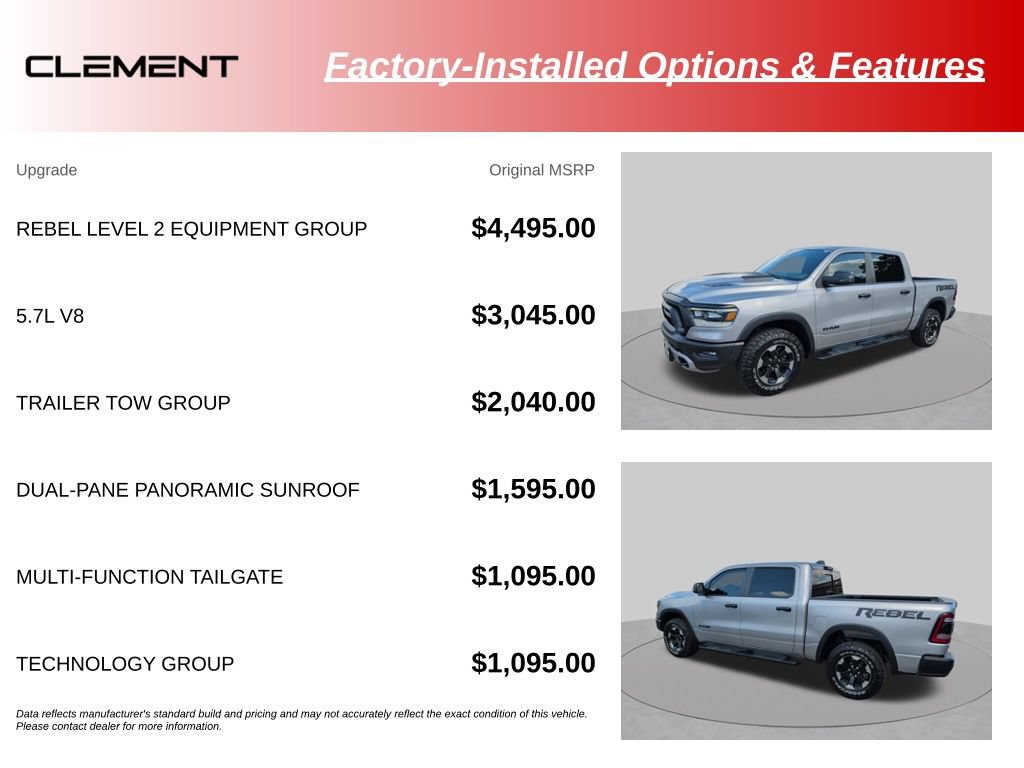 Used 2023 RAM 1500 Rebel w/ Rebel Level 2 Equipment Group AWD/4WD image 15