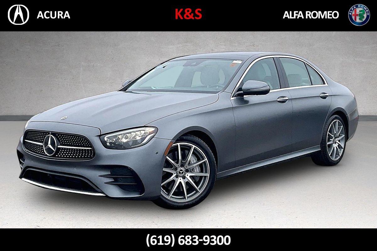 Used 2022 Mercedes-Benz E 350 Sedan w/ AMG Line Exterior image 1