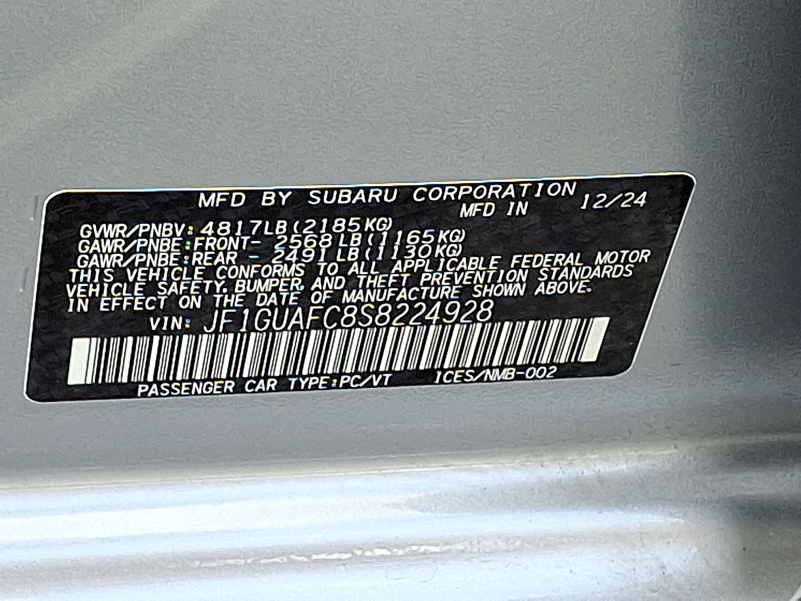 Certified 2025 Subaru Impreza 2.0i Sport image 26