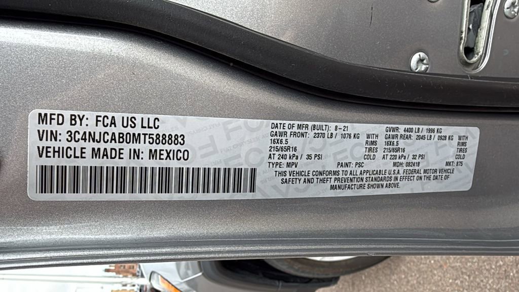 Used 2021 Jeep Compass Sport FWD image 32