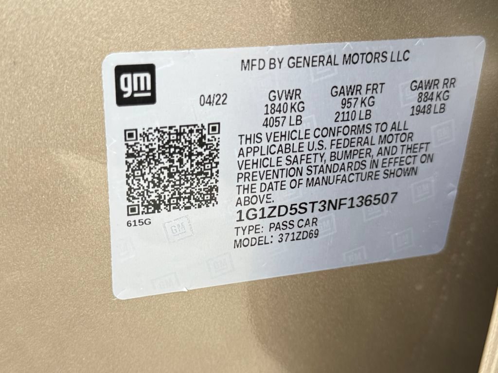 Used 2022 Chevrolet Malibu LT FWD image 27