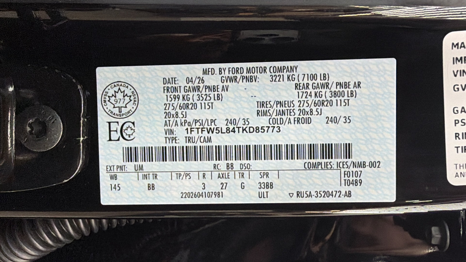 Used 2026 Ford F150 Lariat AWD/4WD image 42
