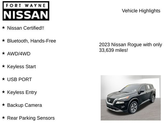 Certified 2023 Nissan Rogue SV image 7