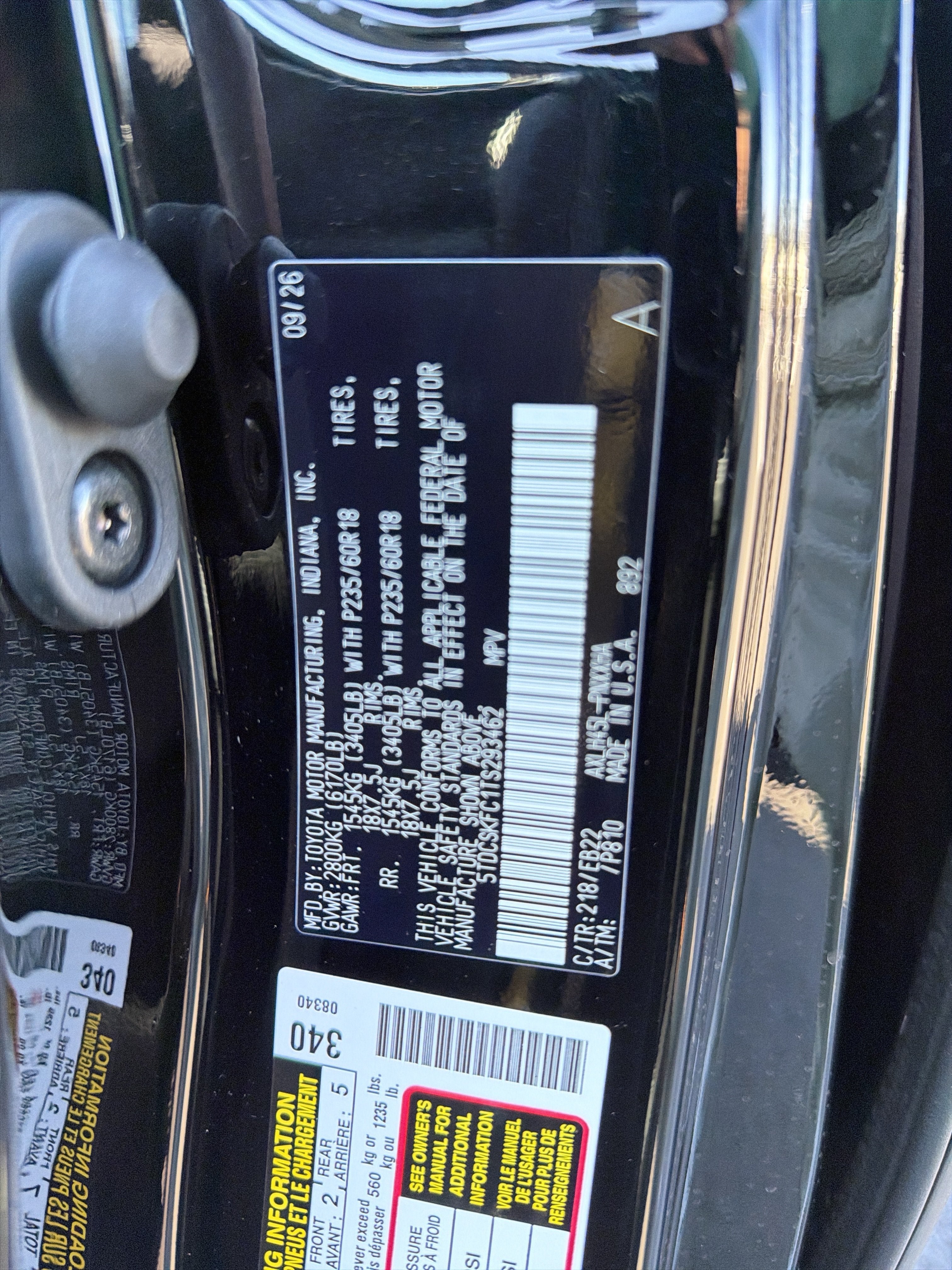 New 2026 Toyota Sienna AWD image 10