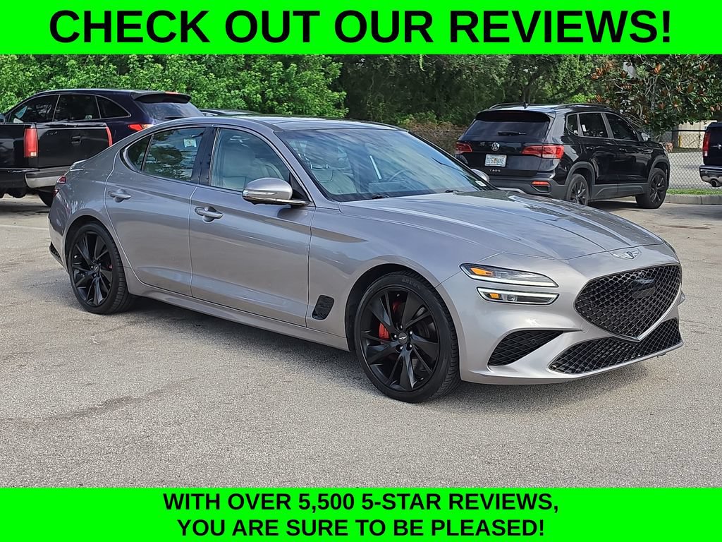 Used 2023 Genesis G70 3.3T w/ Sport Prestige Package RWD image 3
