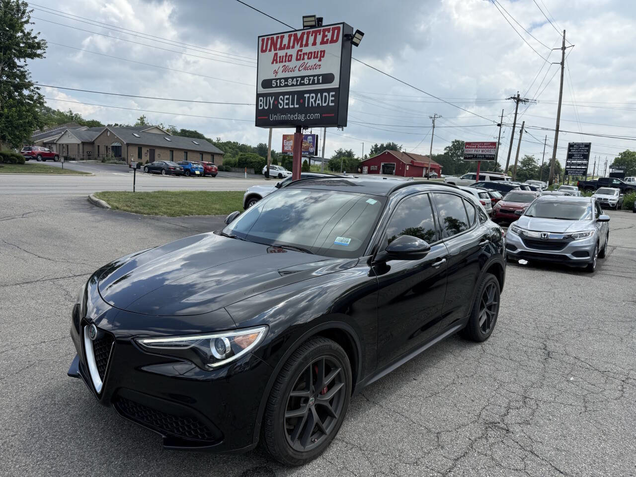 Used 2018 Alfa Romeo Stelvio Sport w/ Quick Order Package 22J Sport image 1