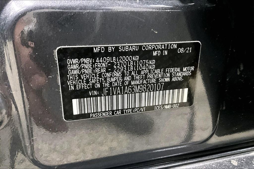 Used 2021 Subaru WRX image 19