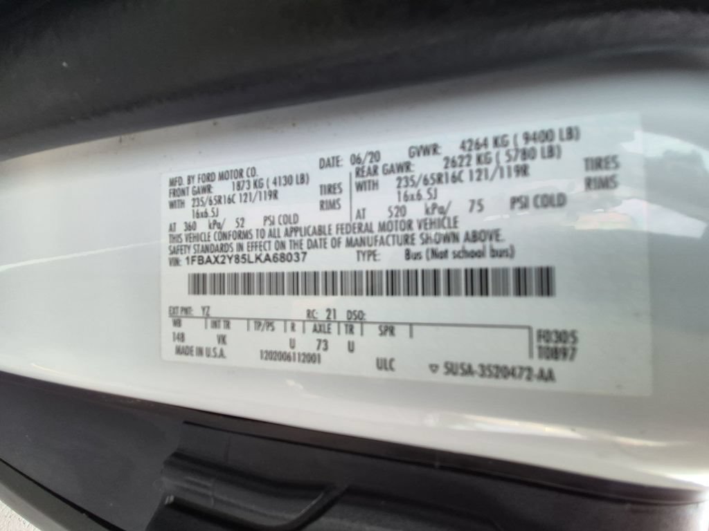 Used 2020 Ford Transit 350 XL RWD image 28