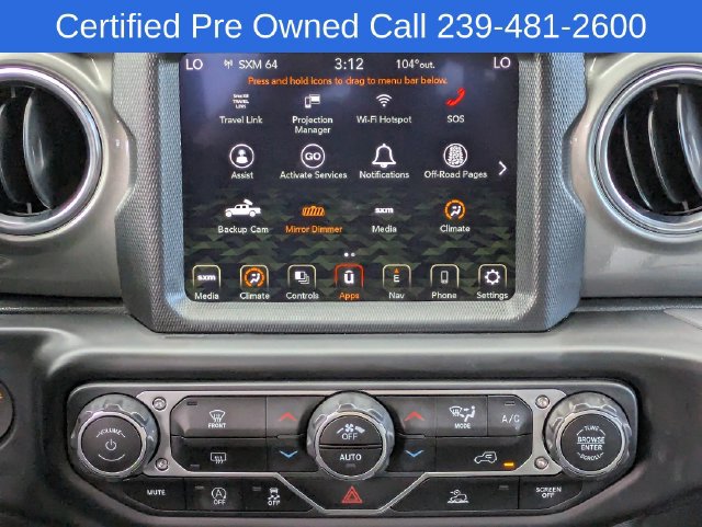 Certified 2022 Jeep Gladiator Overland w/ LED Lighting Group AWD/4WD image 14