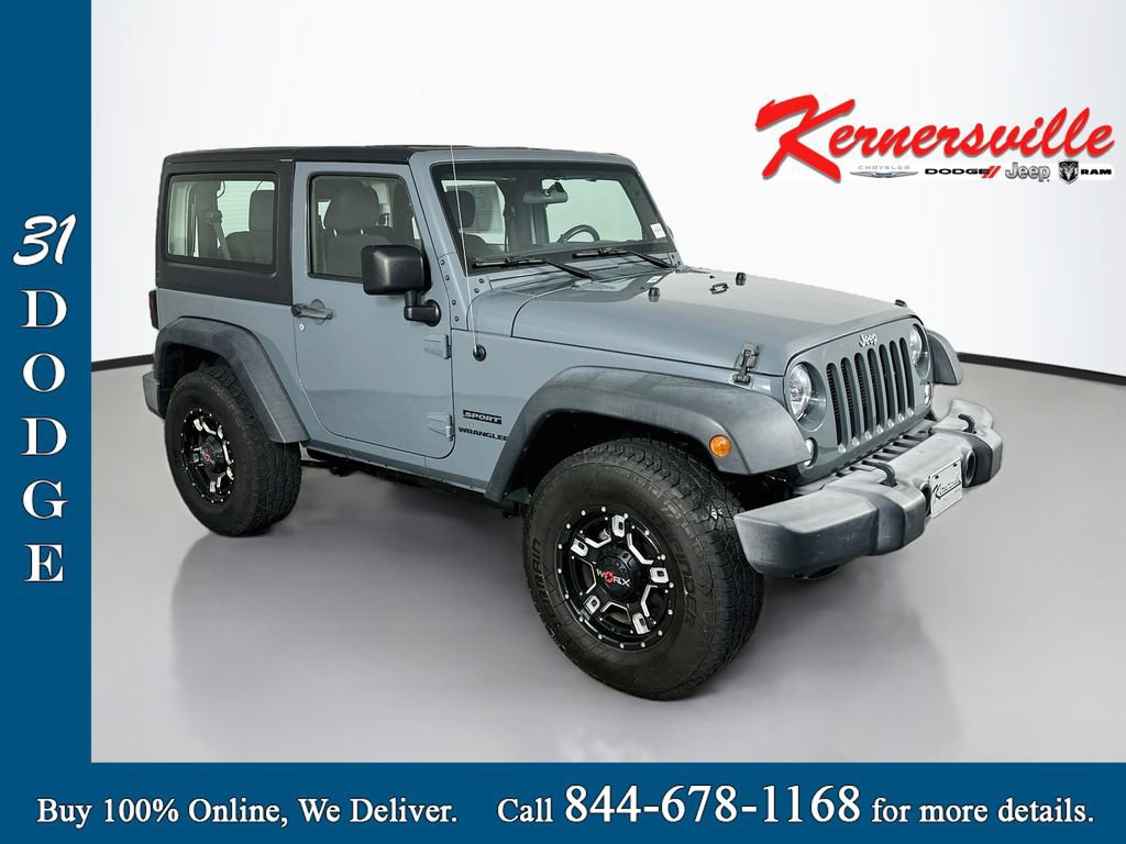 Used 2015 Jeep Wrangler Sport w/ Connectivity Group AWD/4WD video 1