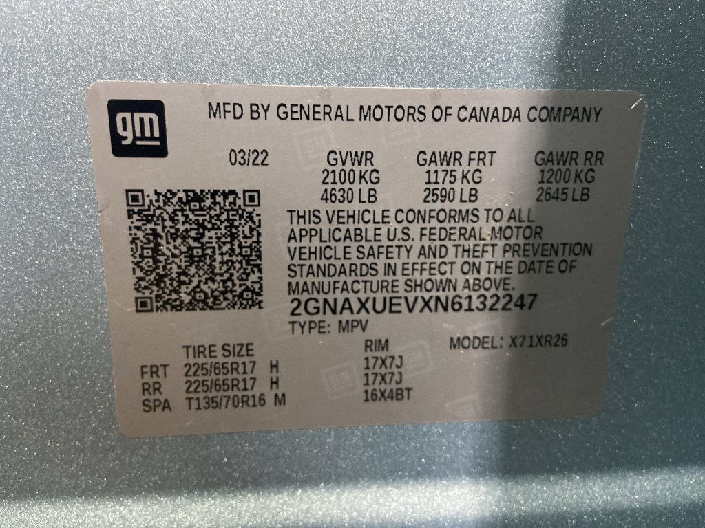 Certified 2022 Chevrolet Equinox LT AWD/4WD image 33
