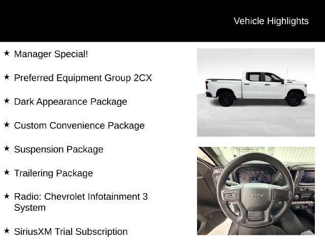 Certified 2026 Chevrolet Silverado 1500 Custom Trail Boss w/ Dark Appearance Package AWD/4WD image 16