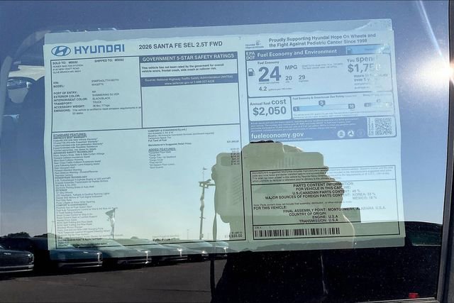New 2026 Hyundai Santa Fe SEL image 14