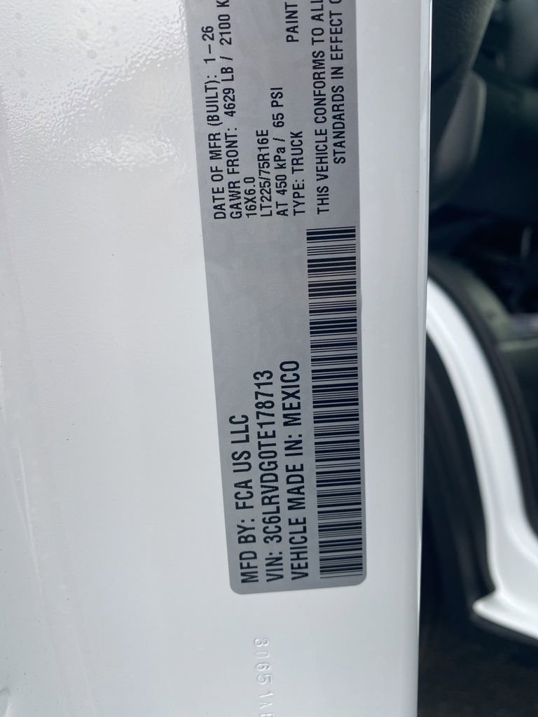 New 2026 RAM ProMaster 2500 w/ Safety Group image 37